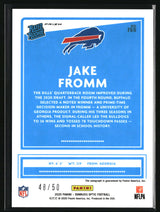 Jake Fromm 2020 Donruss Optic Rated Rookies Autographs Red #155 #/50