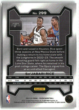 Sir'Jabari Rice 2023-24 Panini Prizm #299