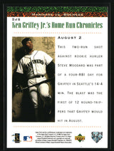 Ken Griffey Jr. 1998 Upper Deck Ken Griffey Jr.'s Home Run Chronicles #33