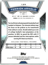 Terrion Arnold 2024 Topps Resurgence #129