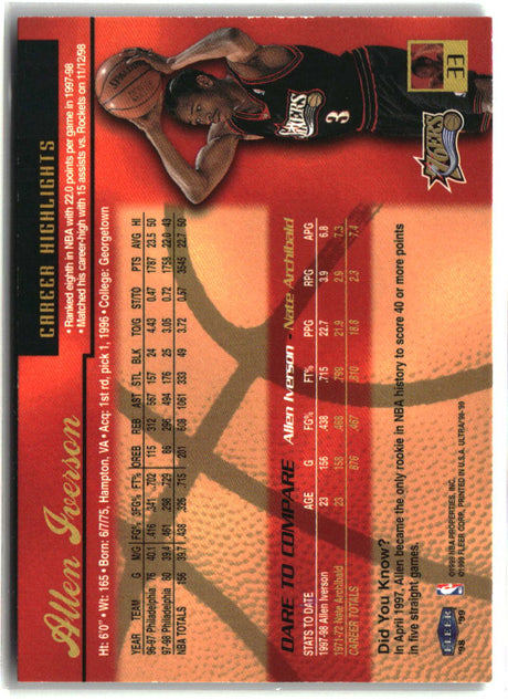 Allen Iverson 1998-99 Ultra #33
