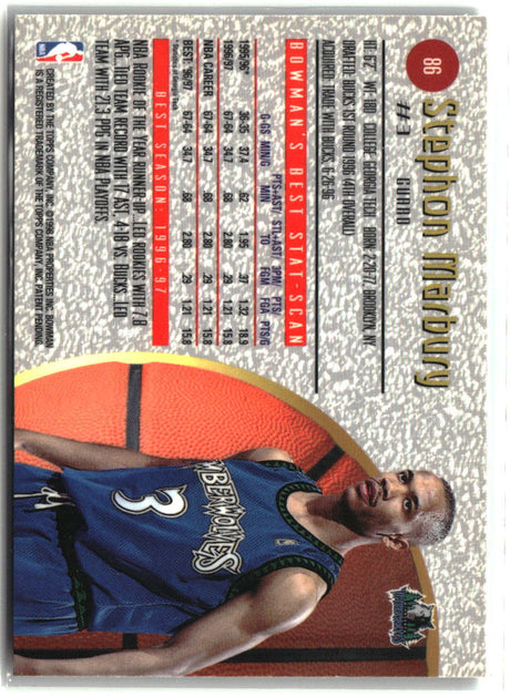 Stephon Marbury 1997-98 Bowman's Best #86