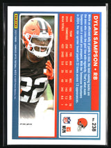 Dylan Sampson 2025 Donruss Optic Holo #238