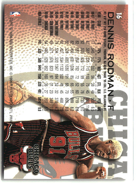 Dennis Rodman 1996-97 Fleer #16