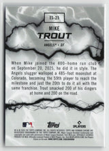 Mike Trout 2026 Bowman Electric Sluggers #ES-25