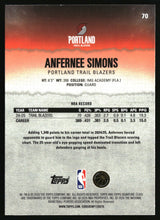 Anfernee Simons 2025-26 Topps Signature Class #70