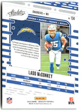 Ladd McConkey 2024 Panini Absolute Blue #134