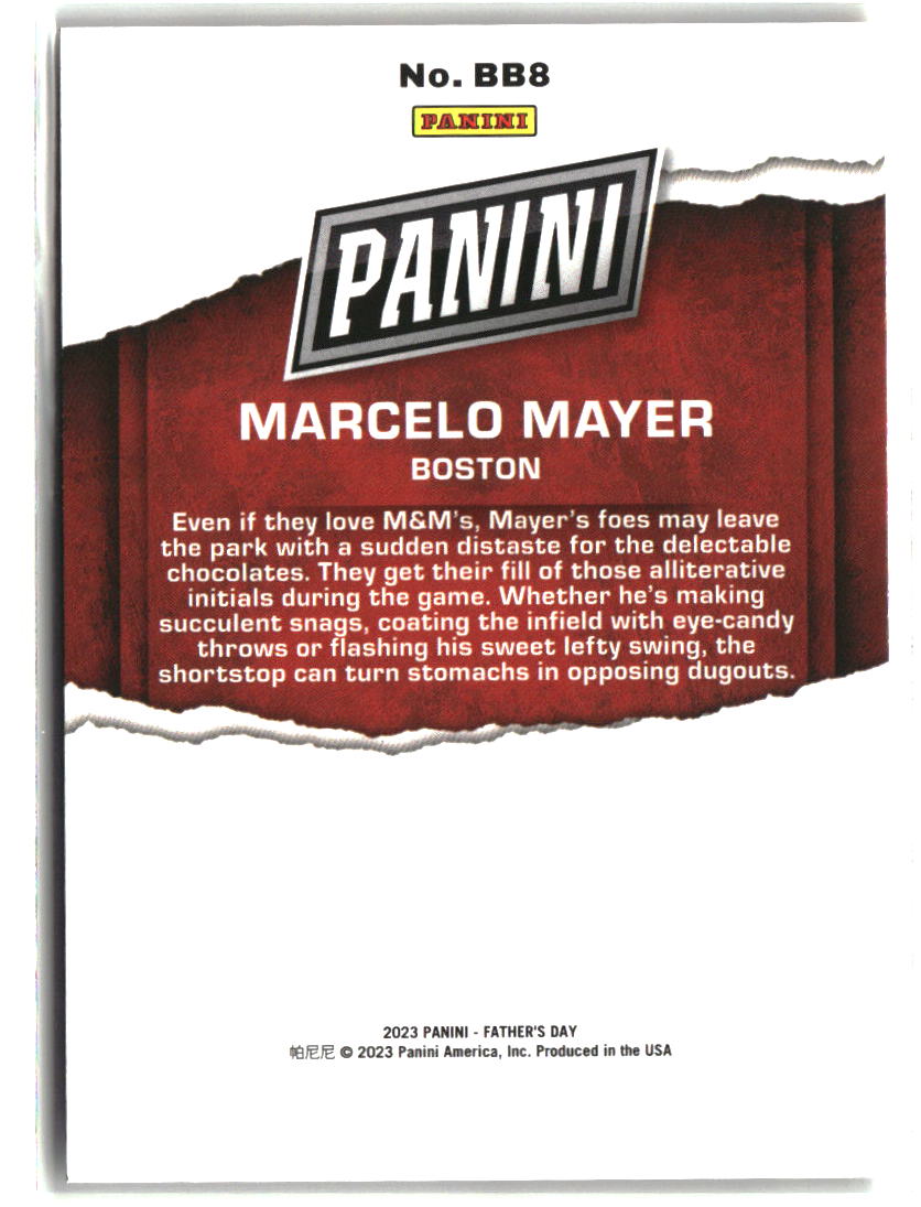 Marcelo Mayer 2023 Panini Father's Day Father's Day #BB8
