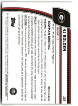 KJ Bolden 2024 Bowman University Chrome #115