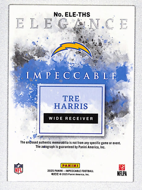 Tre Harris 2025 Impeccable Elegance /60 #ELE-THS