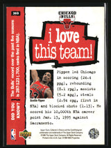 Scottie Pippen 1995-96 Collector's Choice Player's Club #369