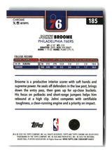 Johni Broome 2025-26 Topps Chrome Update #185