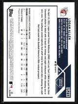 Logan Allen 2023 Topps Update Rainbow Foil #US233