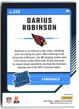 Darius Robinson 2024 Donruss Optic Blue Hyper #225
