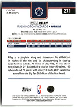 Will Riley 2025-26 Topps Chrome #271