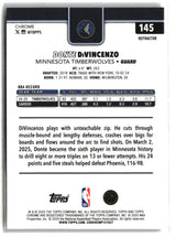 Donte DiVincenzo 2025-26 Topps Chrome Refractor #145