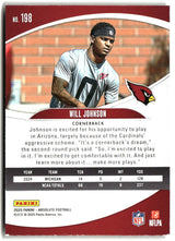 Will Johnson 2025 Panini Absolute Retail #198
