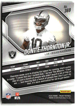 Dont'e Thornton Jr. 2025 Panini Prizm #369