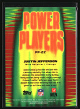 Justin Jefferson 2025 Topps Chrome Power Players #PP-22