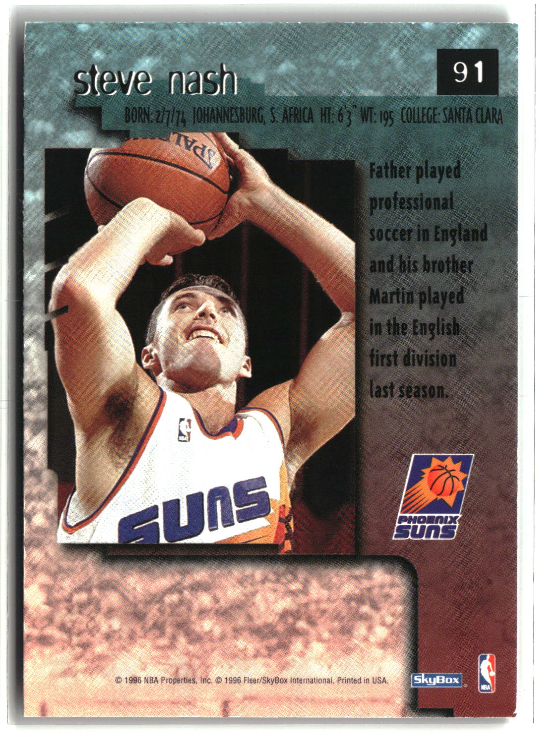 Steve Nash 1996-97 SkyBox Premium #91