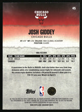 Josh Giddey 2025-26 Topps Signature Class #45