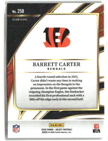 Barrett Carter 2025 Panini Select #258