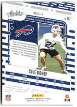 Cole Bishop 2024 Panini Absolute Retail #157