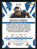 Quintez Cephus 2020 Panini Phoenix Rookie Autographs Green #175 #/10