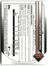 Hayden Birdsong 2025 Bowman Chrome #63
