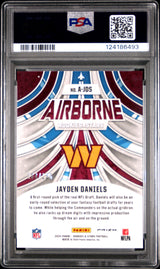 Jayden Daniels 2024 Panini Rookies & Stars Airborne Pandora #AJDS /135 PSA 10