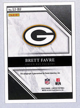 Brett Favre 2023 Panini Limited Limited Ink Ruby Spotlight #LI-BF 22/25