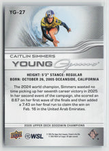 Caitlin Simmers 2026 Upper Deck Goodwin Champions Young Guns #YG-27