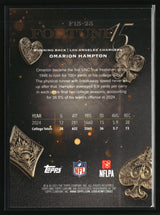 Omarion Hampton 2025 Topps Chrome Football Fortune 15 #F15-25