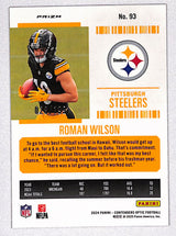 Roman Wilson 2024 Panini Contenders Optic Red #93 #/199