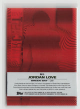 Jordan Love 2024 Topps Signature Class Star Cast Red #SC-1 #/25