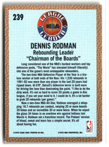 Dennis Rodman 1992-93 Fleer #239
