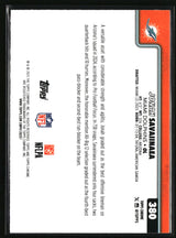 Jonah Savaiinaea 2025 Topps Chrome Football Leather Refractor #380