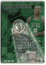 Antoine Walker 1997-98 Fleer Key Ingredient #15