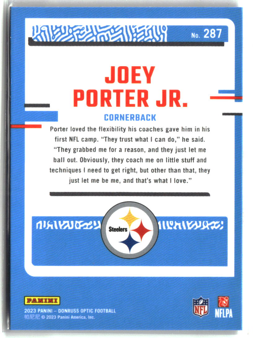 Joey Porter Jr. 2023 Donruss Optic #287