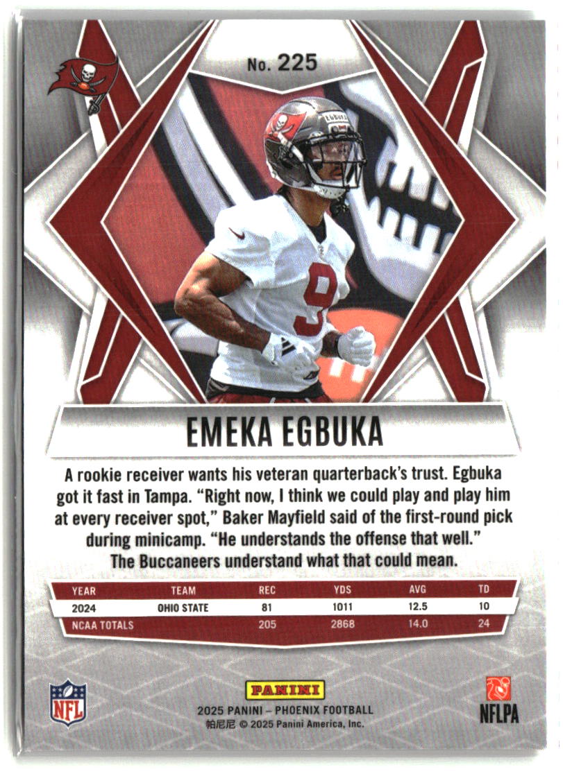 Emeka Egbuka 2025 Panini Phoenix #225