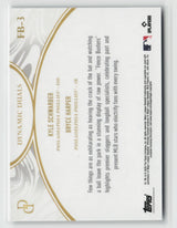 Kyle Schwarber / Bryce Harper 2026 Topps Dynamic Duals Fence Busters #FB-3
