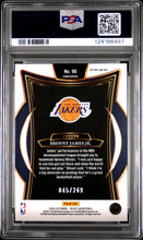 Load image into Gallery viewer, Bronny James JR. 2024 Panini Select Blue Scope #90 PSA 10
