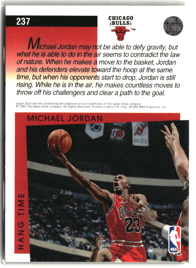 Michael Jordan 1993-94 Upper Deck #237
