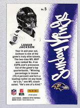 Lamar Jackson 2025 Donruss Optic Sunday Kings #5