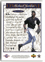 Load image into Gallery viewer, Michael Jordan 1995 Upper Deck Minor League Michael Jordan One On One #10
