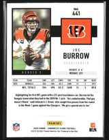 Joe Burrow 2020 Panini Chronicles 2020 Score Update Rookies #441