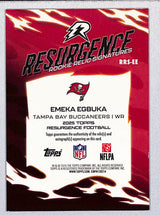 Emeka Egbuka 2025 Topps Resurgence Resurgence Rookie Relic Signatures #RRS-EE
