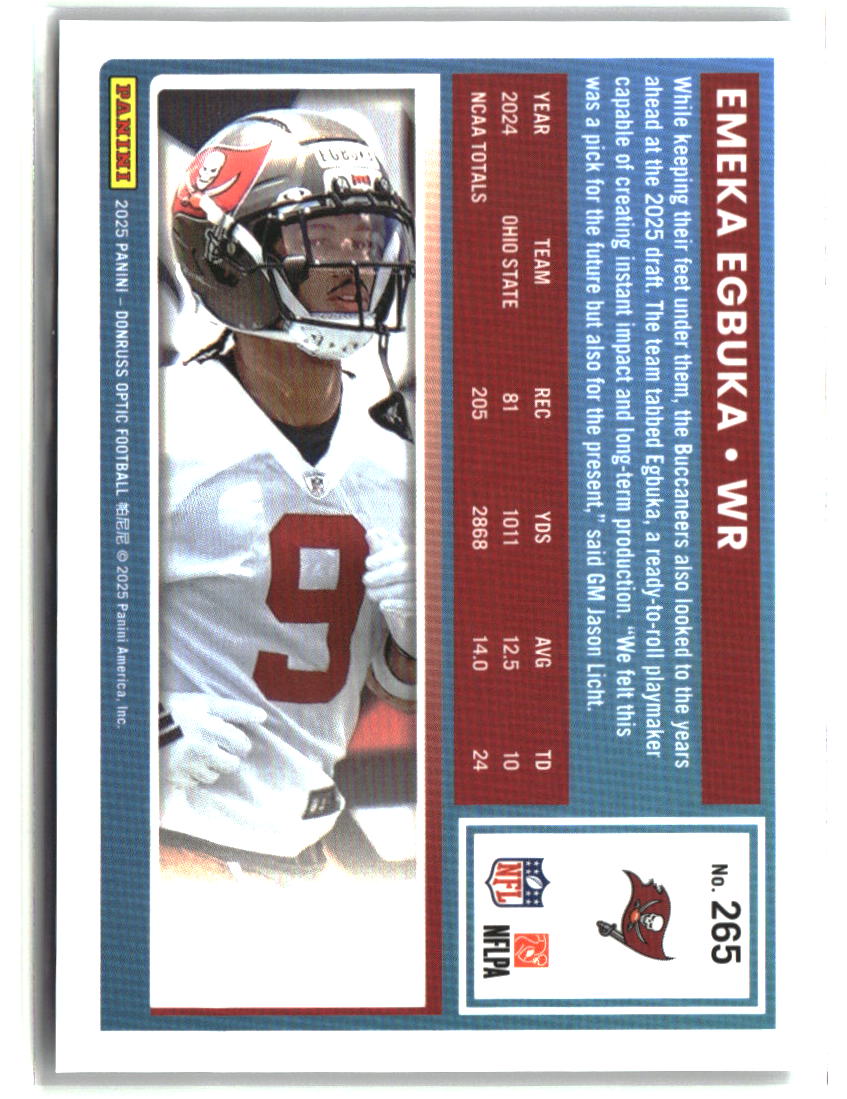 Emeka Egbuka 2025 Donruss Optic #265