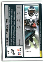 Terrell Owens 2025 Donruss Optic Holo #21