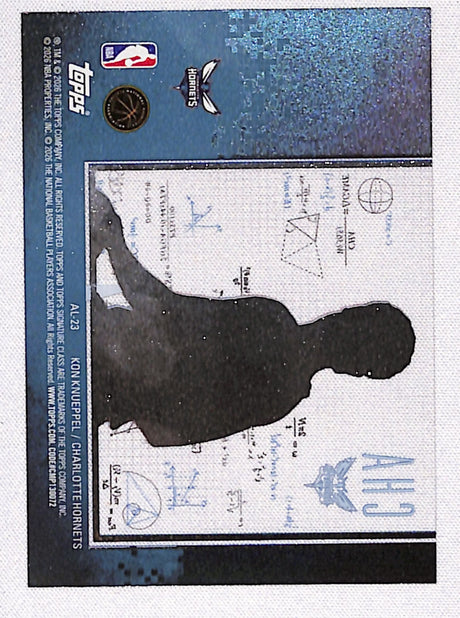 Kon Knueppel 2025-26 Topps Signature Class Algorithm #AL-23